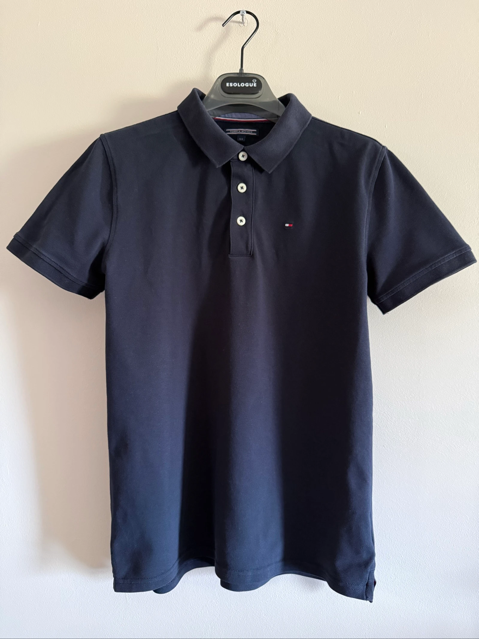 Polo enfant/garçon - Tommy Hilfiger - Taille 164cm (13-14ans) - Bleu marine foncé - Très bon état